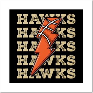 Funny Sports Hawks Proud Name Basketball Classic Posters and Art